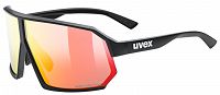 Okulary UVEX Sportstyle 237 CV - black matt / mirror red