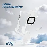 Koszyk na bidon Rockbros BBC2504 aluminiowy ultralekki - biały - 3