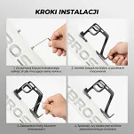 Koszyk na bidon Rockbros BBC2504 aluminiowy ultralekki - biały - 8