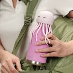 Butelka termiczna Asobu Bestie Bottle 473 ml - Jellyfish Pink / Meduzka - 2