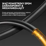Pompka rowerowa Rockbros LD-0510 z manometrem 220 PSI - 6