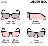 Okulary Alpina DEFEY - black matt- szkło przeżroczyste Cat.1 - 8