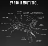 Kluczyk podręczny LEZYNE - SV PRO 17 - 4