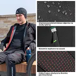 Spodnie sportowe ocieplone i wiatroszczelne Rockbros Patrol YPK007 - 19