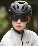 Rockbros SP348 - uniwersalne optyczne okulary z polaryzacją - black / mirror orange - 9