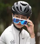 Rockbros SP348 - uniwersalne optyczne okulary z polaryzacją - black / mirror orange - 17