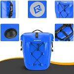 Sakwa rowerowa Rockbros AS-002-2 blue/ 25- 32L - 5