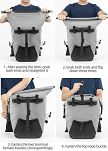 Sakwa rowerowa Rockbros AS-002-2 blue/ 25- 32L - 16