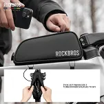Wodoodporna torebka na ramę Rockbros TL004 Rod to Sky - czarna - 7