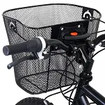 Metalowy kosz na kierownicę Wozinsky WKM-MM - 24 L - 4