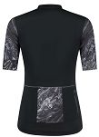 Elegancka damska koszulka kolarska Rogelli LIQUID, czarno-szara - 2