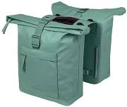 Torba miejska Basil Brooklyn - Double Pannier Bag MIK - 41L - silvergreen - 2
