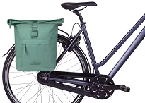 Torba miejska Basil Brooklyn - Double Pannier Bag MIK - 41L - silvergreen - 4