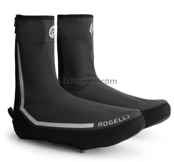 Rogelli zimowe pokrowce na buty ESSENTIAL Hi Vis - czarne
