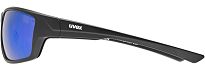 Okulary sportowe UVEX Sportstyle 230- black matt / mirror green - 4