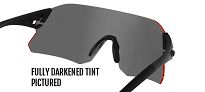Okulary TIFOSI RAIL FOTOTEC matte black (1szkło Clarion Red FOTOCHROM 74%-14% transmisja światła) - 2