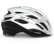 Kask Met Estro MIPS - Biały White Holographic - 3