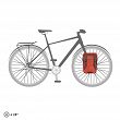 Sakwy rowerowe uniwersalne Ortlieb Sport-Packer Plus QL2.1 (kpl.) 30L - Salsa-dark chili - 6