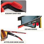 Rockbros okulary sportowe z polaryzacją SP316 -czarne - 4