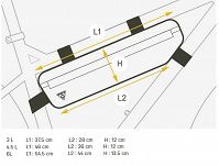 Torba pod ramę TOPEAK LOADER MIDLOADER  3L - 4,5L - 6L - 11