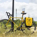 Sakwa rowerowa Rockbros AS-002-2 yellow / 25- 32L - 8