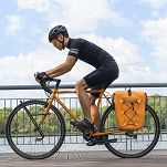 Sakwa rowerowa Rockbros AS-002-2 yellow / 25- 32L - 20