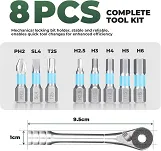 Grzechotka z bitami Rockbros TG-8601 - 8w1 - 3