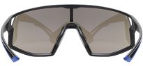 Okulary sportowe UVEX Skyryse - black matt / mirror blue - 3