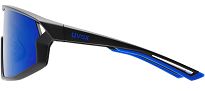 Okulary sportowe UVEX Skyryse - black matt / mirror blue - 4