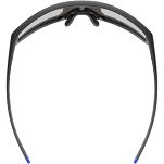 Okulary sportowe UVEX Skyryse - black matt / mirror blue - 5