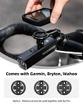 Uchwyt do licznika i lampki - Rockbros FK-306 - GARMIN / BRYTON / WAHOO - 2