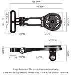 Uchwyt do licznika i lampki - Rockbros FK-306 - GARMIN / BRYTON / WAHOO - 13
