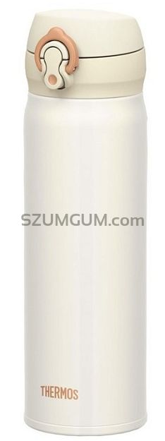 Mobilny termokubek Thermos Motion 0,5 L perłowo biały