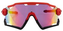 Rogelli SWITCH red - okulary sportowe z wymiennymi szkłami i zdjemowalnymi ramkami - 2