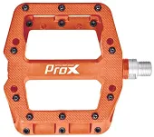 Pedały ProX Base Pro 26, nylonowe, piny, oś Cr-Mo, pomarańczowe - 2