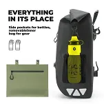 Wodoszczelna sakwa na bagażnik Rockbros TL-153 Road to Sky 25 L - army green - 6