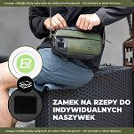 Ekologiczna torba rowerowa na kierownicę Rockbros DB001, 2 w 1, 1,5 l - 6