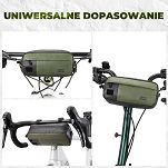 Ekologiczna torba rowerowa na kierownicę Rockbros DB001, 2 w 1, 1,5 l - 7