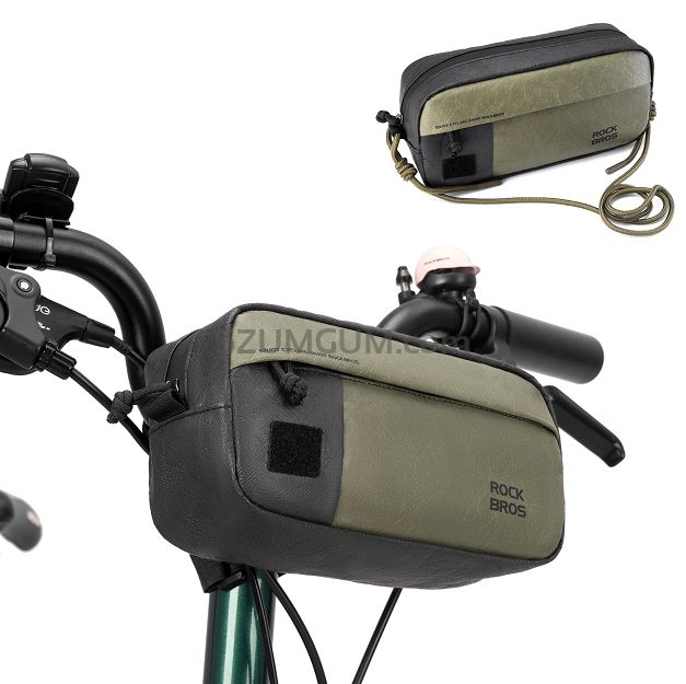 Ekologiczna torba rowerowa na kierownicę Rockbros DB001, 2 w 1, 1,5 l