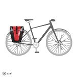 Bardzo duże sakwy Ortlieb Back Roller PRO Classic - 70L - Red-black - 5