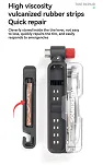 Podręczny zestaw naprawczy z pompką CO2 15w1 - Rockbros TG-PB8012 - 6