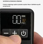 Pompka akumulatorowa Topeak E-Booster® Digital Mini - AV, SV oraz SCV (Clik Valve) - 8