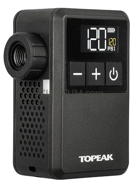 Pompka akumulatorowa Topeak E-Booster® Digital Mini - AV, SV oraz SCV (Clik Valve)