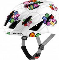 Kask rowerowy dziecięcy Alpina Pico, PEARLWHITE FLOWER  50-55cm