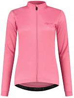 Damska bluza rowerowa Rogelli CORE z oddychającymi bokami, różowa