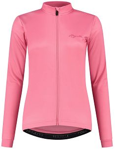 Damska bluza rowerowa Rogelli CORE z oddychającymi bokami, różowa