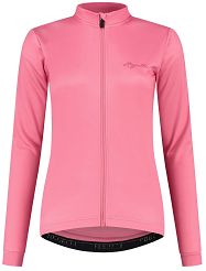 Damska bluza rowerowa Rogelli CORE z oddychającymi bokami, różowa