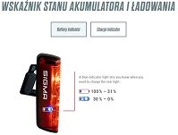 Lampa tylna Sigma BLAZE FLASH - funkcja STOP - 6