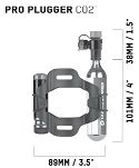 Zestaw naprawczy + pompka ręczna CO2 BLACKBURN PRO PLUGGER CO2 TIRE REPAIR KIT - 8