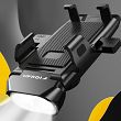 Alogy Riouan - uchwyt rowerowy na telefon 4w1 - lampka LED,  dzwonek/klakson, powerbank 3000mAh - 13